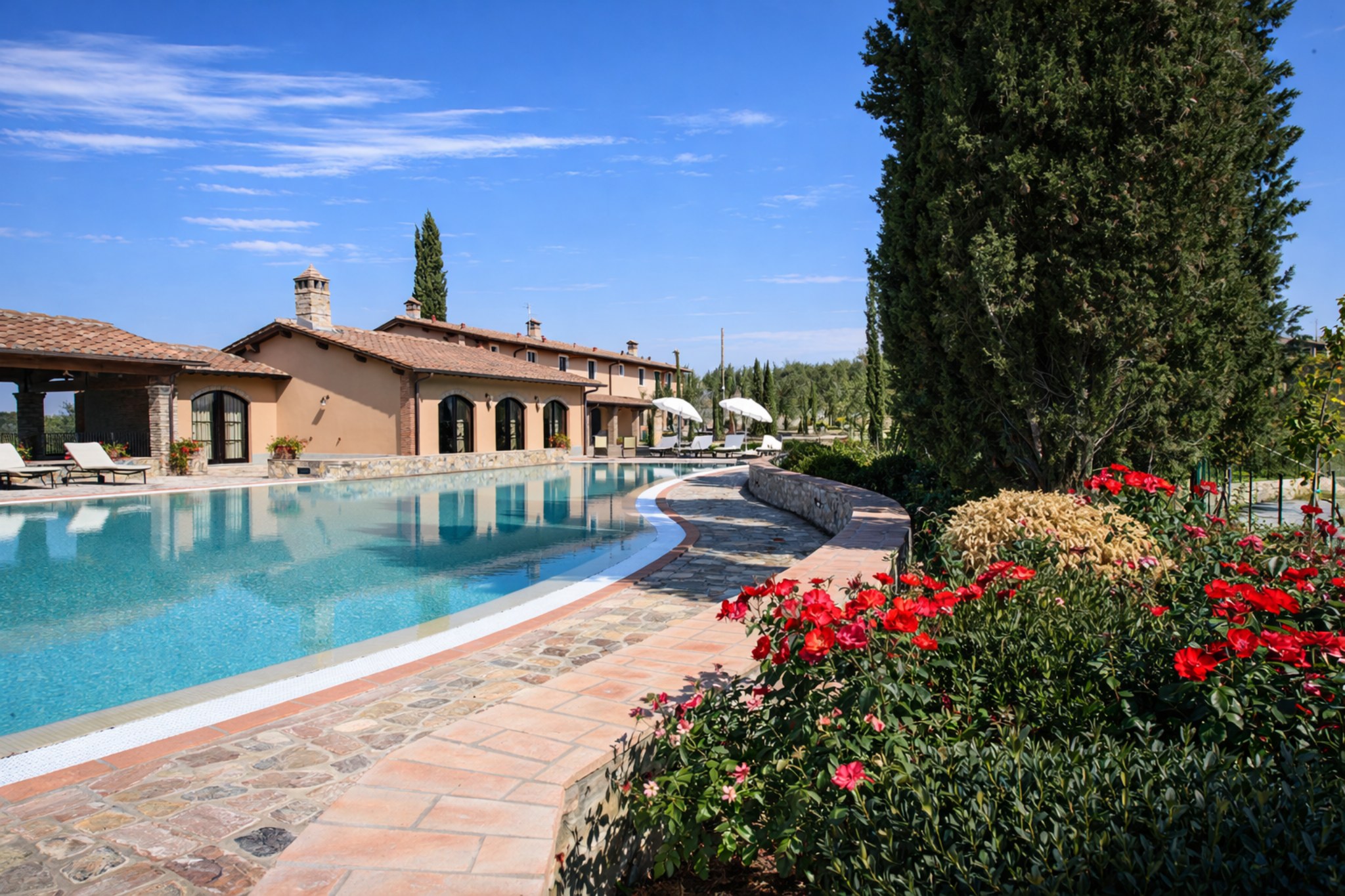 Villa Piaggetta pool and garden
