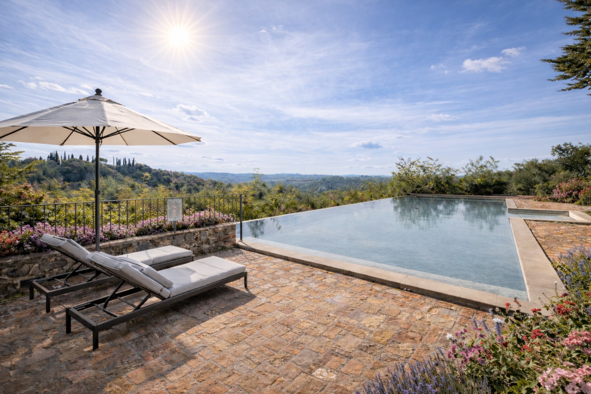 Villa Popillo pool terrace