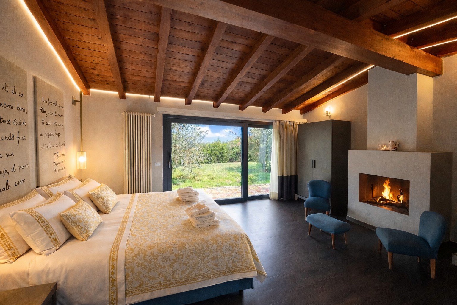 Villa Tabaccaia master bedroom